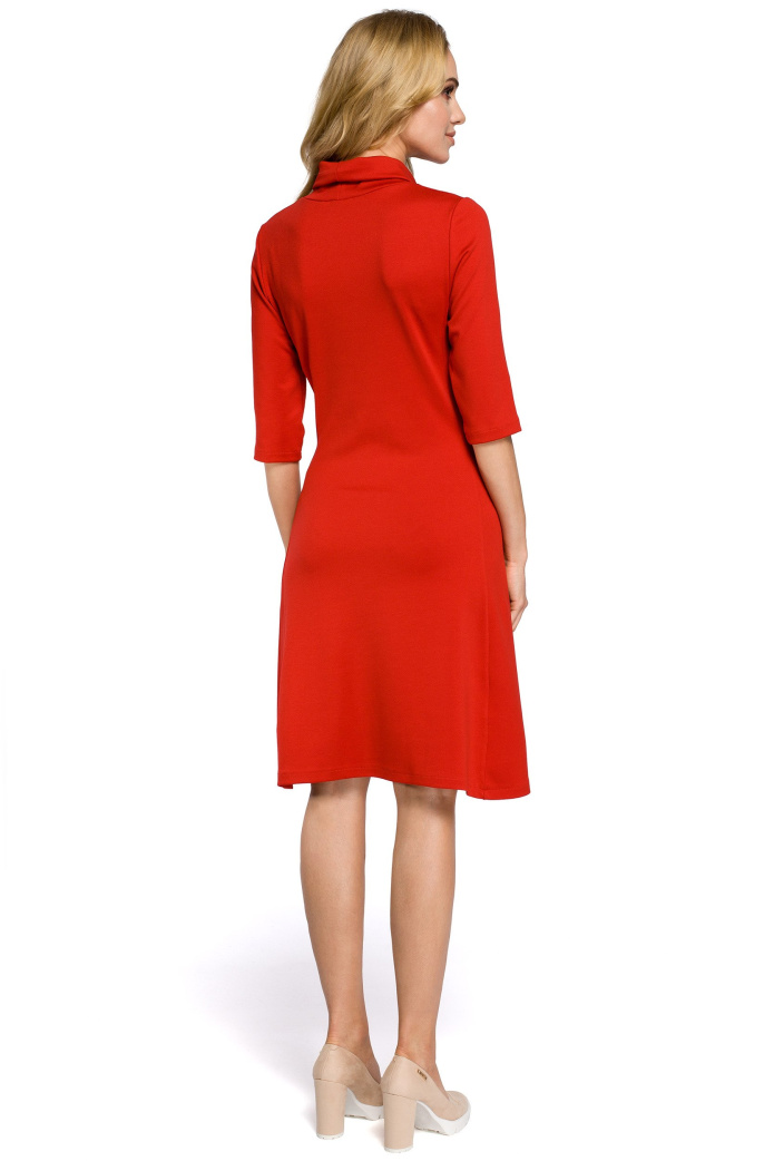 Sukienka midi - czerwona